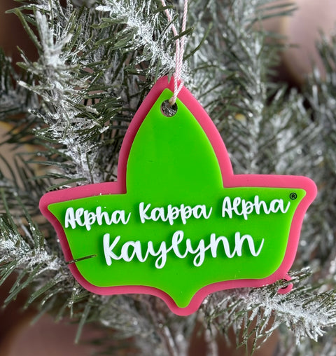 Ivy Leaf Personalized Luggage Tag