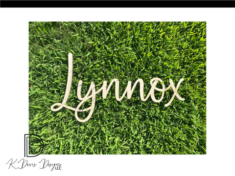 Wood Name Sign for Nursery