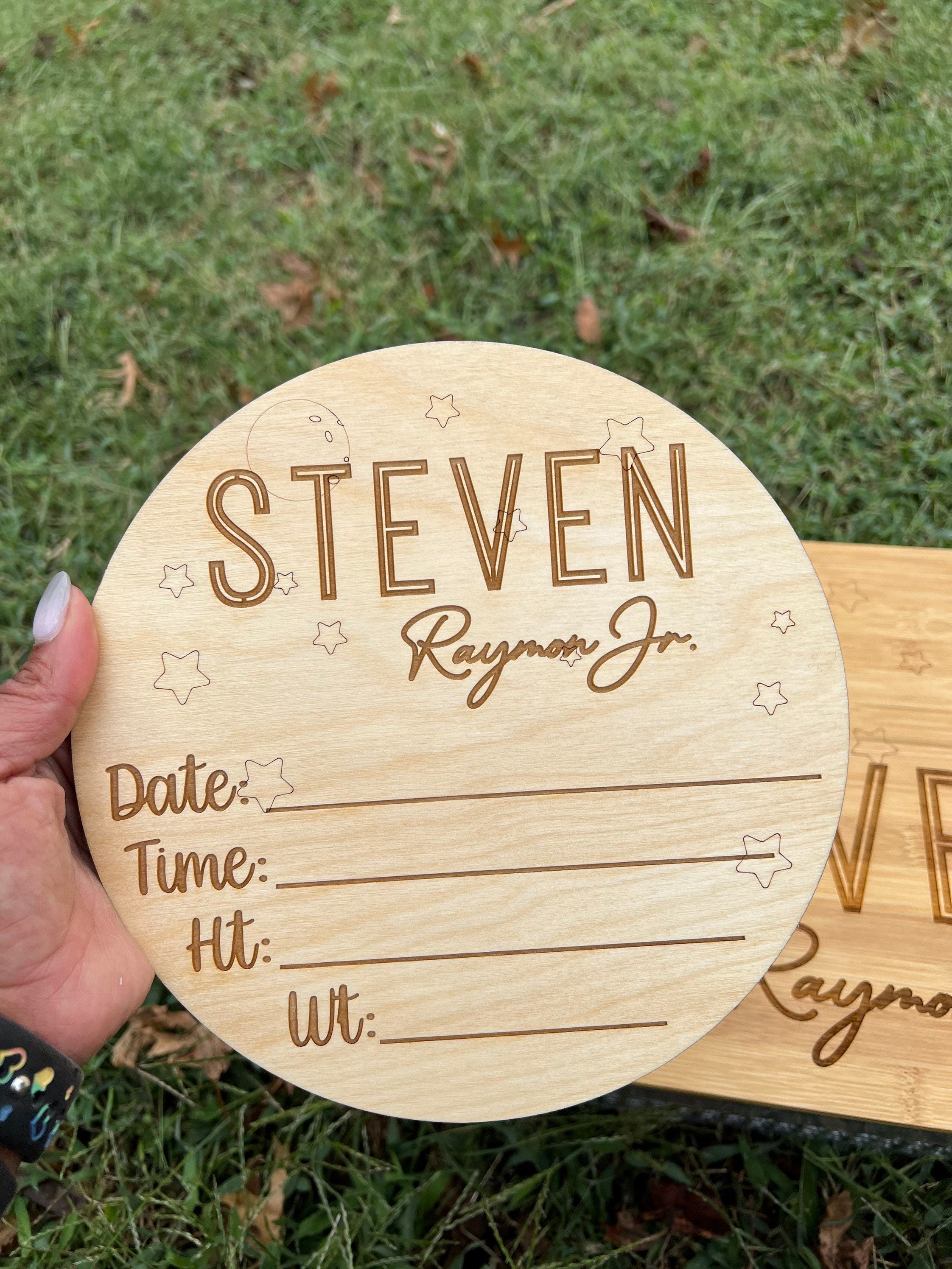 Personalized Birth Announcement Stat Sign– kdavisdesigns