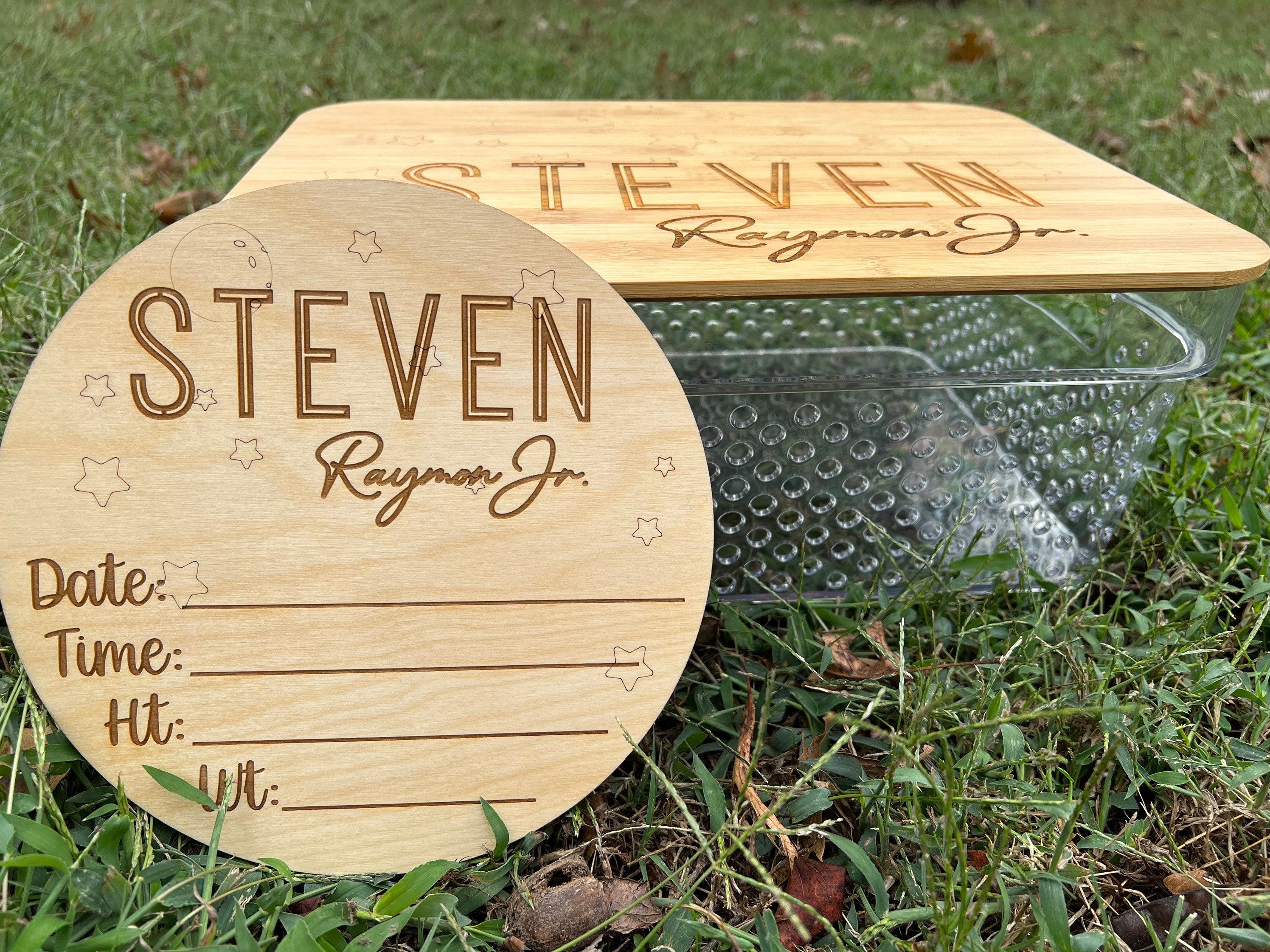 Stat Kit Box Sign Personalized Birth Announcement Stat Sign– kdavisdesigns